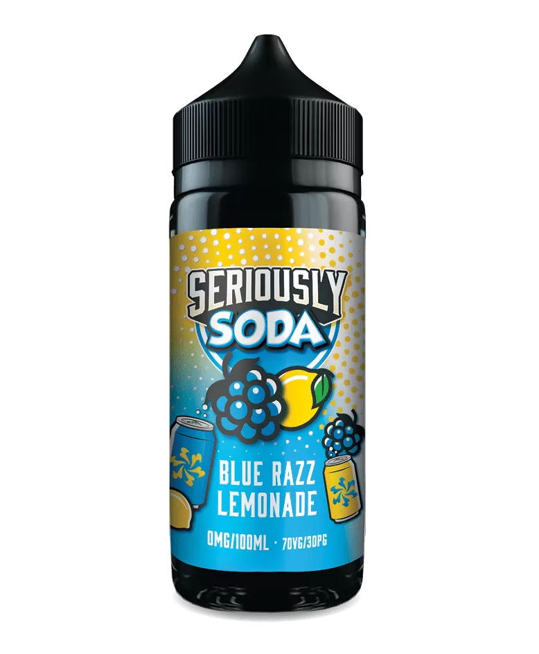 Blue Razz Lemonade (Soda) Seriously E Liquid 100ml – 70VG