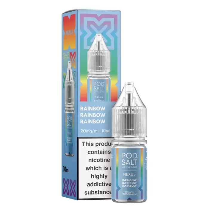 Rainbow – Pod Salt Nicotine Salt E Liquid – 10ml – TPD