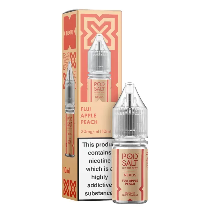 Fuji Apple Peach – Pod Salt Nicotine Salt E Liquid – 10ml – TPD