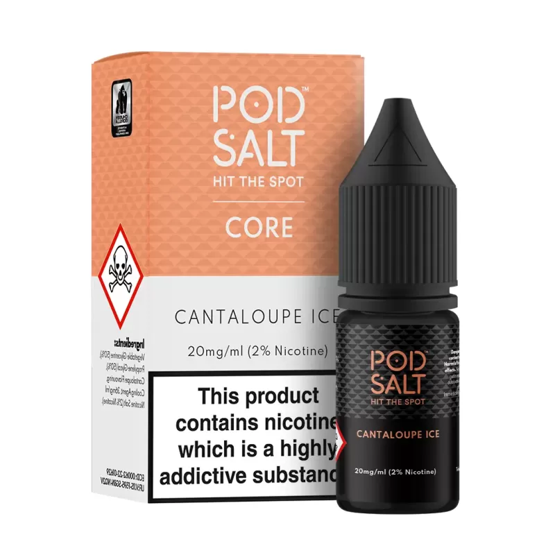 Cantaloupe Ice – Pod Salt Nicotine Salt E Liquid – 10ml – TPD