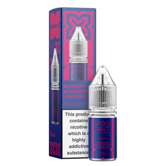 Blueberry Blackberry Lemonade – Pod Salt Nicotine Salt E Liquid – 10ml – TPD