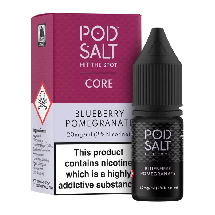 Blueberry Pomegranate – Pod Salt Nicotine Salt E Liquid – 10ml – TPD