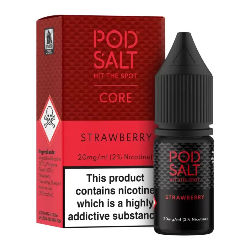 Strawberry – Pod Salt Nicotine Salt E Liquid – 10ml – TPD