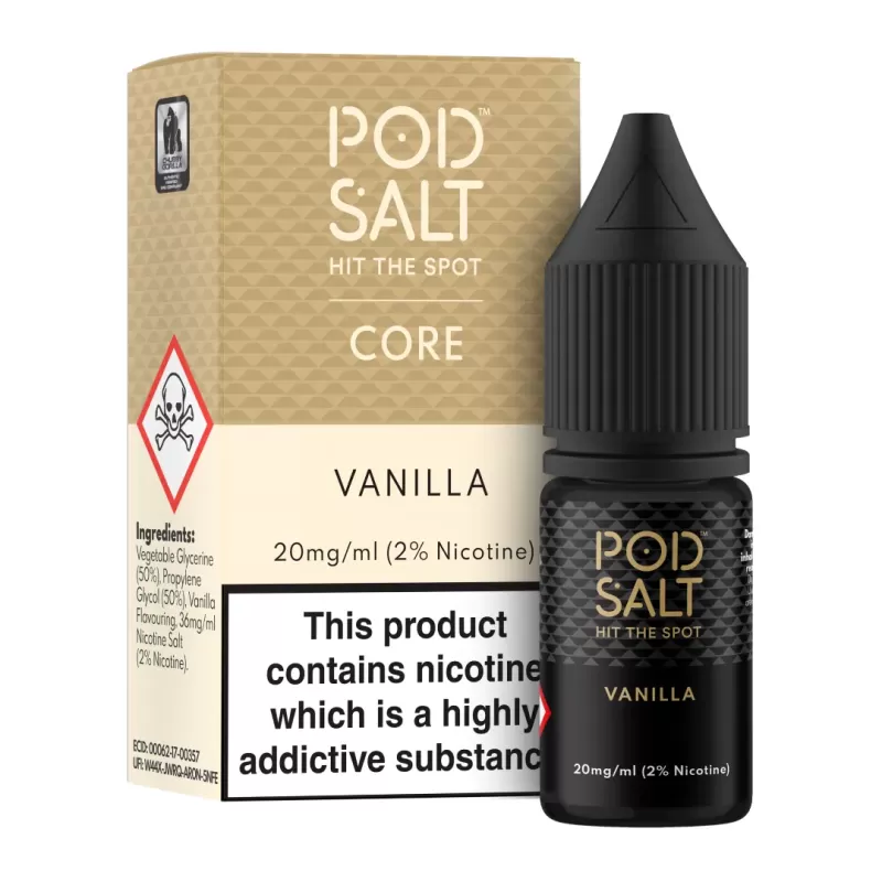 Vanilla – Pod Salt Nicotine Salt E Liquid – 10ml – TPD