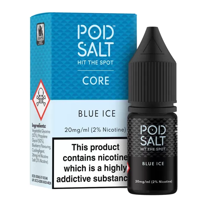 Blue Ice – Pod Salt Nicotine Salt E Liquid – 10ml – TPD