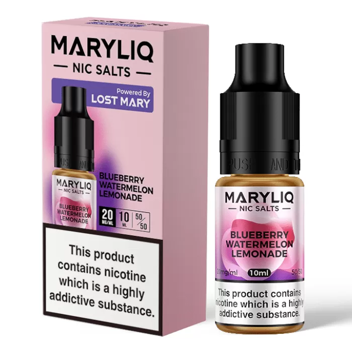 Blueberry Watermelon Lemonade Mary Liq Nic Salts e Liquid 10ml – TPD