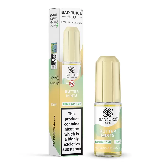 Butter Mints Bar Juice 5000 Nic Salts e Liquid 10ml – TPD
