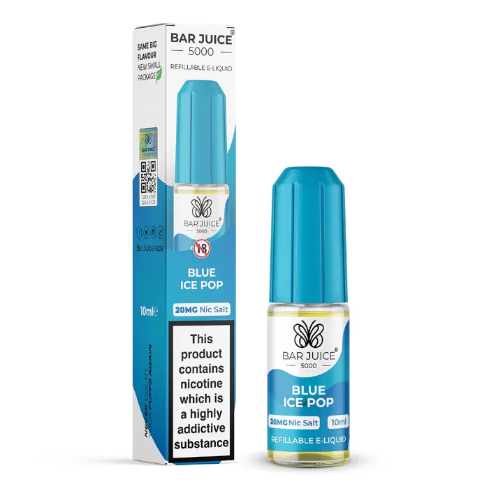 Blue Ice Pop Bar Juice 5000 Nic Salts e Liquid 10ml – TPD