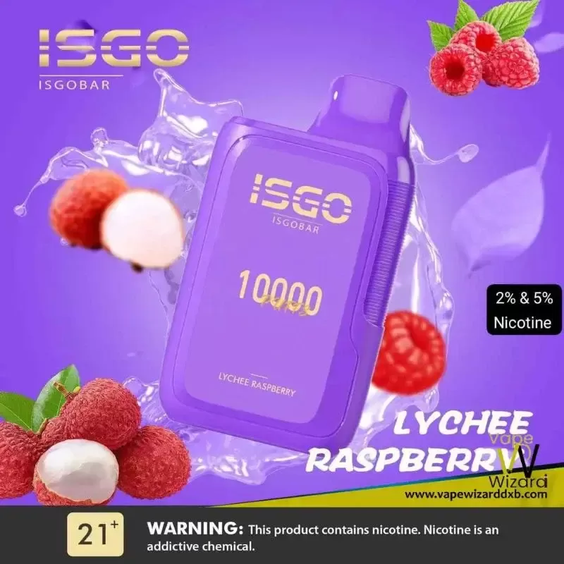 ISGO Bar Disposable 10000 Puffs 2% Rechargeable Vape - Image 2