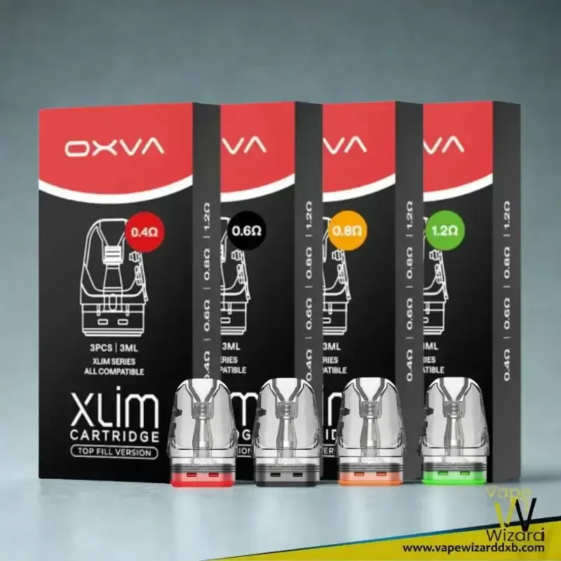 OXVA Xlim V3 Top Fill Version Pods 0.6ohm, 0.8ohm, 1.2ohm Pod Cartridge Replacement Pod