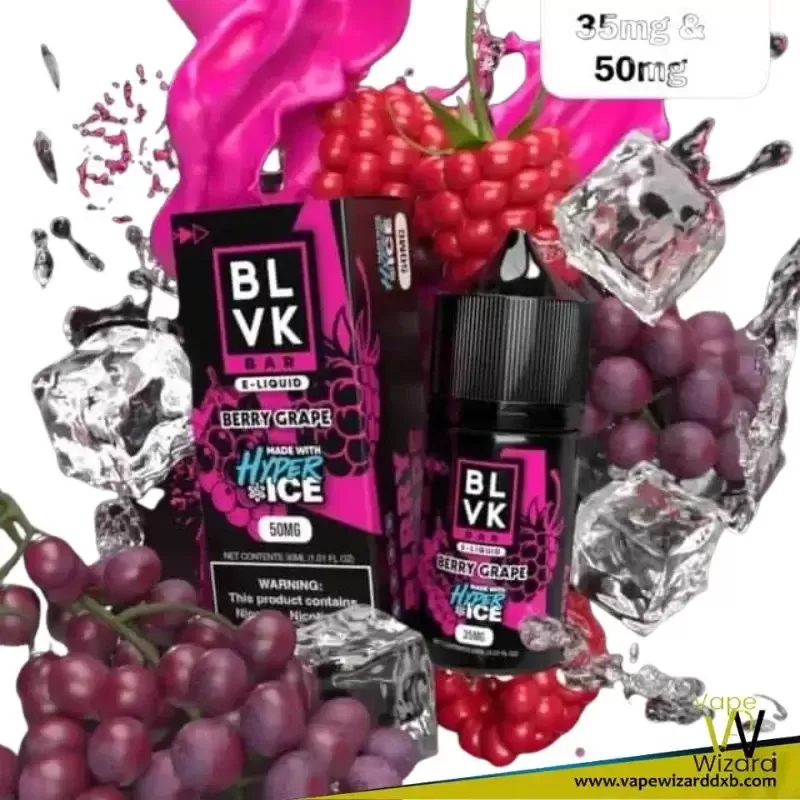 Blvk Bar Hyper Ice Liquid 35mg and 50mg Nicotine - Image 2