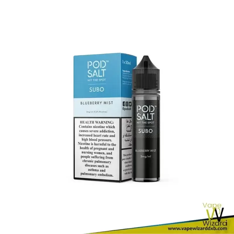 Pod Salt Subo 3MG 50ML E-Juice - Image 3