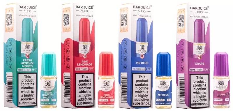 Blueberry Sour Raspberry Bar Juice 5000 Nic Salts e Liquid 10ml – TPD - Image 3