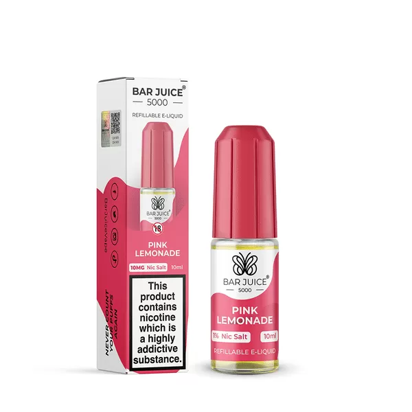 Pink Lemonade Bar Juice 5000 Nic Salts e Liquid 10ml – TPD