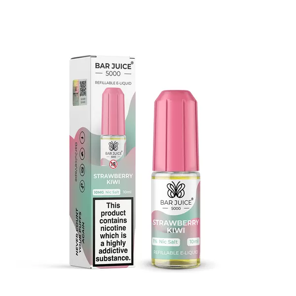 Strawberry Kiwi Bar Juice 5000 Nic Salts e Liquid 10ml – TPD