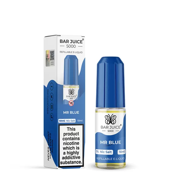 Mr Blue Bar Juice 5000 Nic Salts e Liquid 10ml – TPD