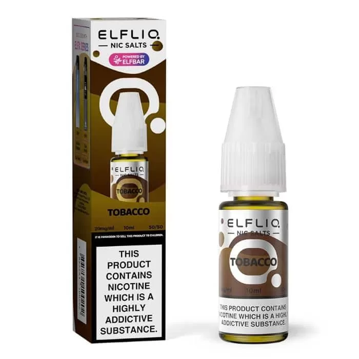 Tobacco ELFLIQ Nic Salts e Liquid 10ml – TPD
