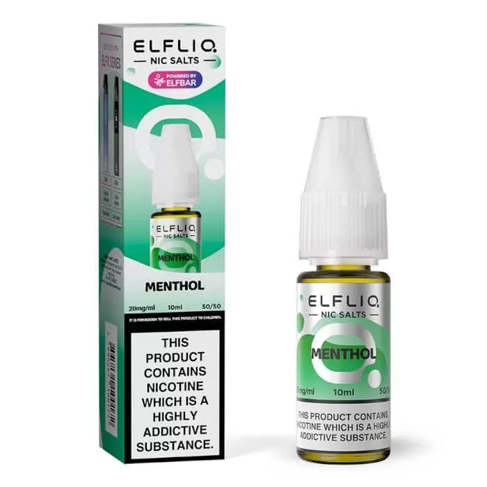 Menthol ELFLIQ Nic Salts e Liquid 10ml – TPD