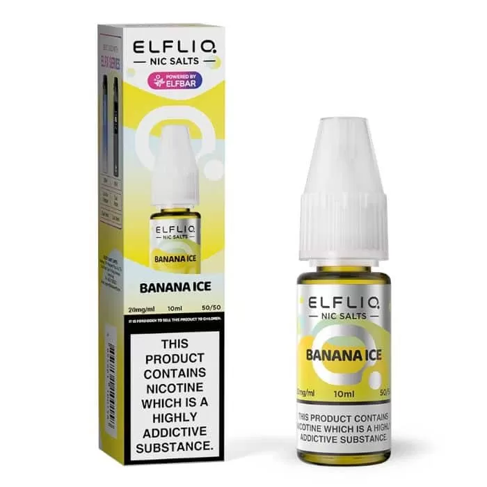 Banana Ice ELFLIQ Nic Salts e Liquid 10ml – TPD