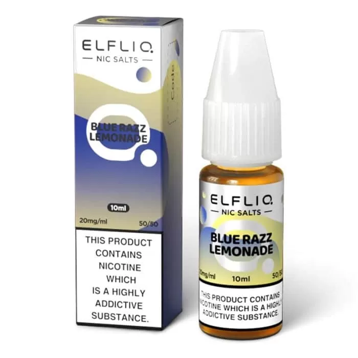 Blue Razz Lemonade ELFLIQ Nic Salts e Liquid 10ml – TPD