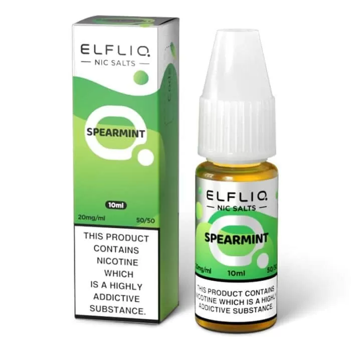 Spearmint ELFLIQ Nic Salts e Liquid 10ml – TPD