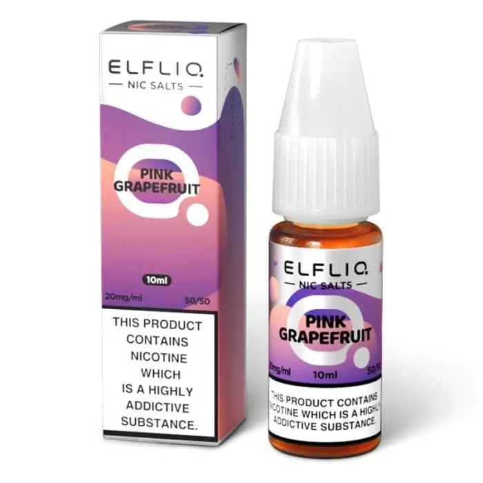 Pink Grapefruit ELFLIQ Nic Salts e Liquid 10ml – TPD