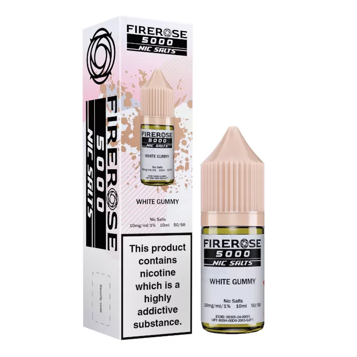 White Gummy Elux Nic Salts e Liquid 10ml – TPD