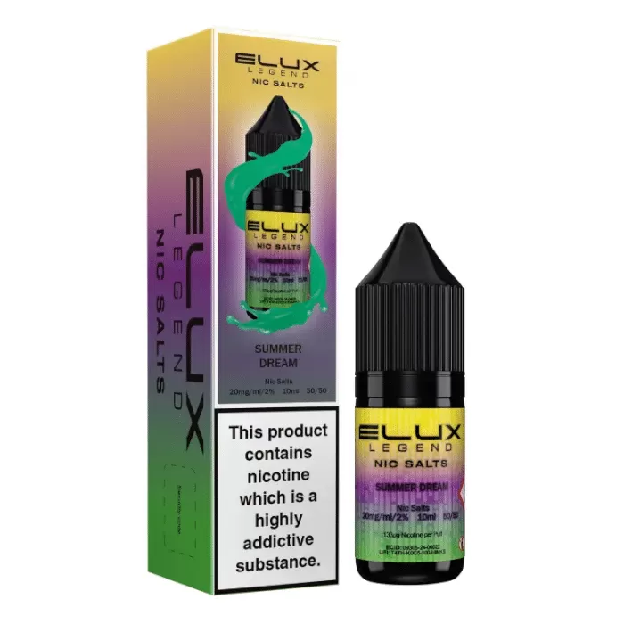 Summer Dream Elux Nic Salts e Liquid 10ml – TPD