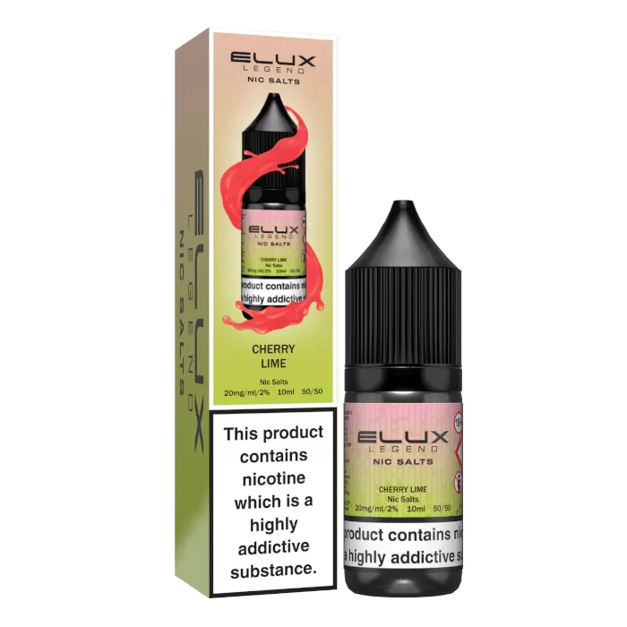 Cherry Lime Elux Nic Salts e Liquid 10ml – TPD