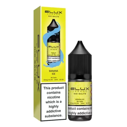 Banana Ice Elux Nic Salts e Liquid 10ml – TPD