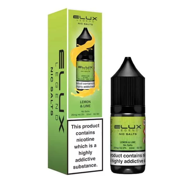 Lemon and Lime Elux Nic Salts e Liquid 10ml – TPD