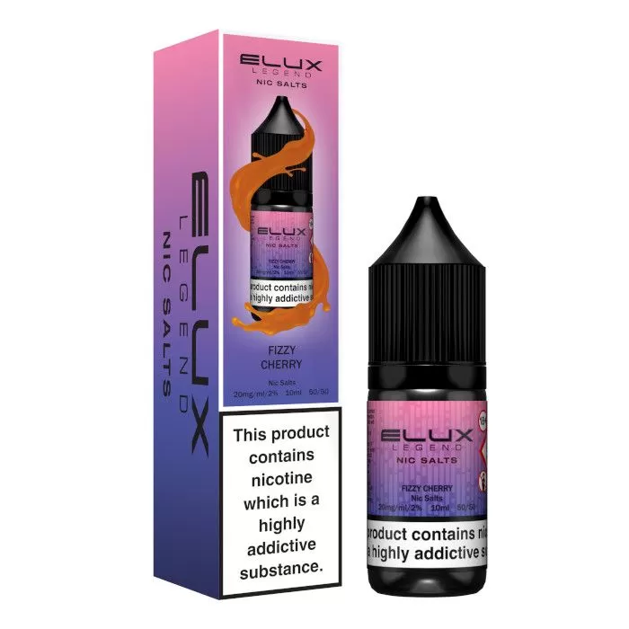 Fizzy Cherry Elux Nic Salts e Liquid 10ml – TPD