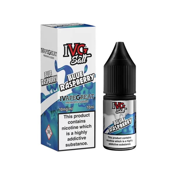 Blue Raspberry IVG Nic Salt e Liquid 10ml – TPD