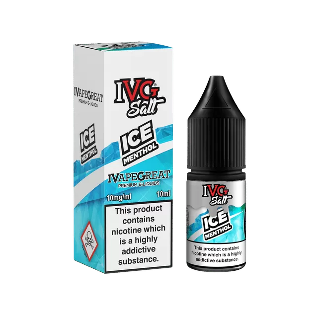 Ice Menthol IVG Nic Salt e Liquid 10ml – TPD