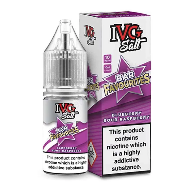 Blueberry Sour Raspberry IVG Nic Salt e Liquid 10ml – TPD