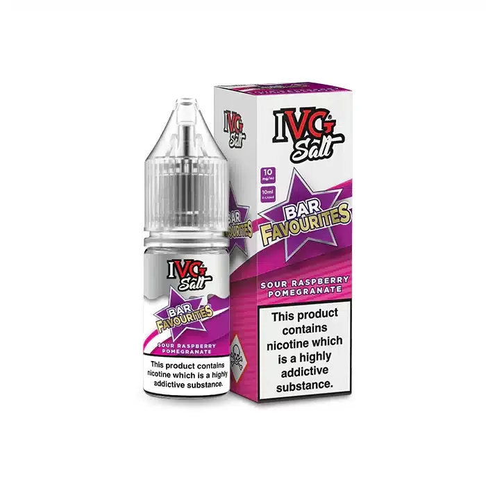 Sour Raspberry Pomegranate IVG Nic Salt e Liquid 10ml – TPD