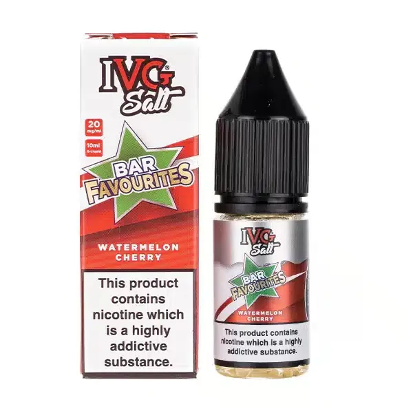 Watermelon Cherry IVG Nic Salt e Liquid 10ml – TPD