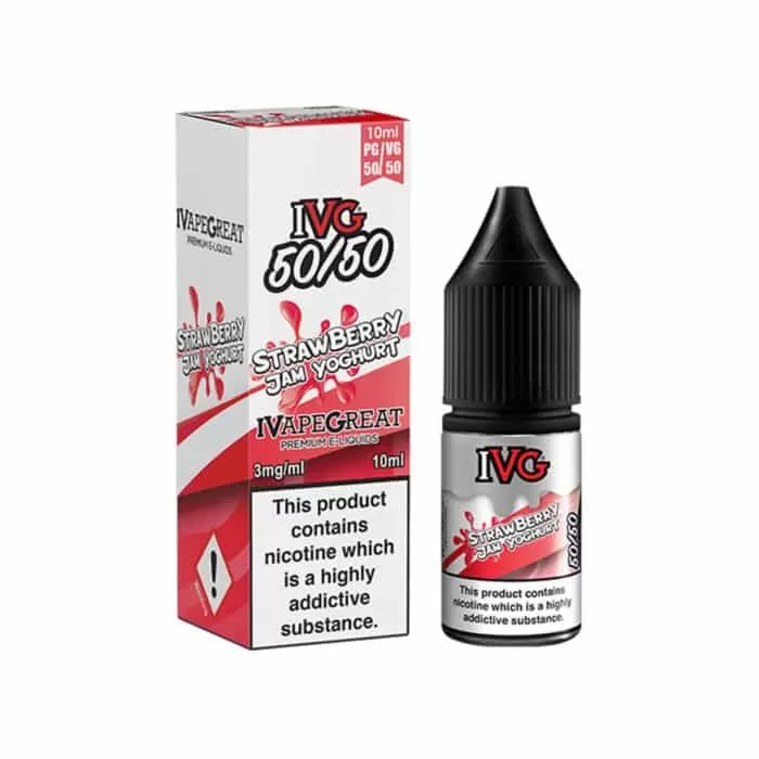 Strawberry Jam Yoghurt IVG 50/50 e Liquid 10ml – TPD