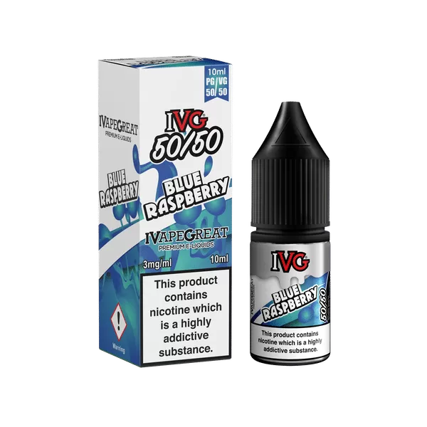 Blue Raspberry IVG 50/50 e Liquid 10ml – TPD