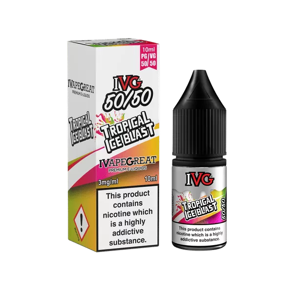 Tropical Ice Blast IVG 50/50 e Liquid 10ml – TPD