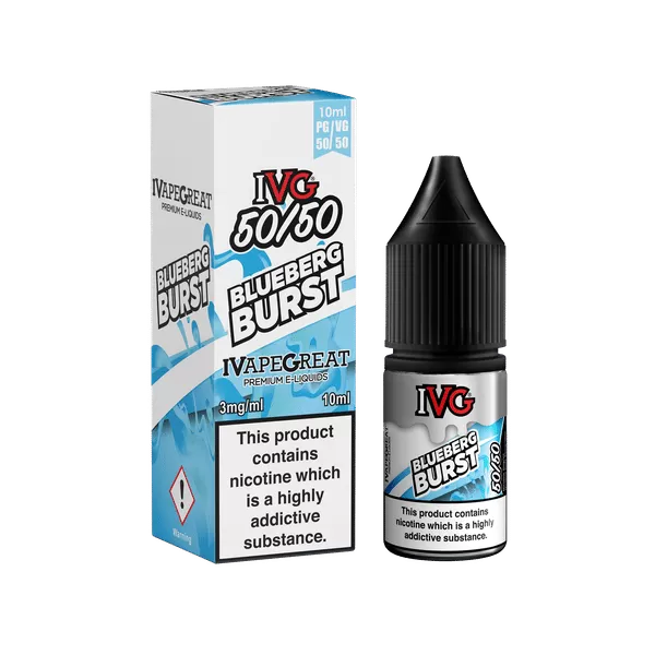 Blueberg Burst IVG 50/50 e Liquid 10ml – TPD