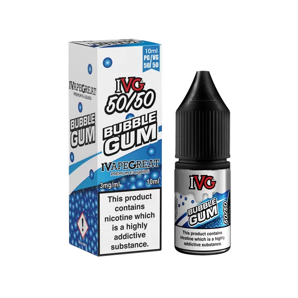 Bubblegum IVG 50/50 e Liquid 10ml – TPD