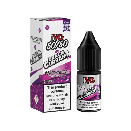 Blackcurrant IVG 50/50 e Liquid 10ml – TPD