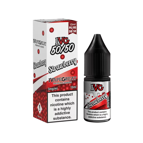 Strawberry IVG 50/50 e Liquid 10ml – TPD