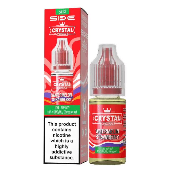 Watermelon Strawberry SKE Crystal Nic Salts e Liquid 10ml – TPD