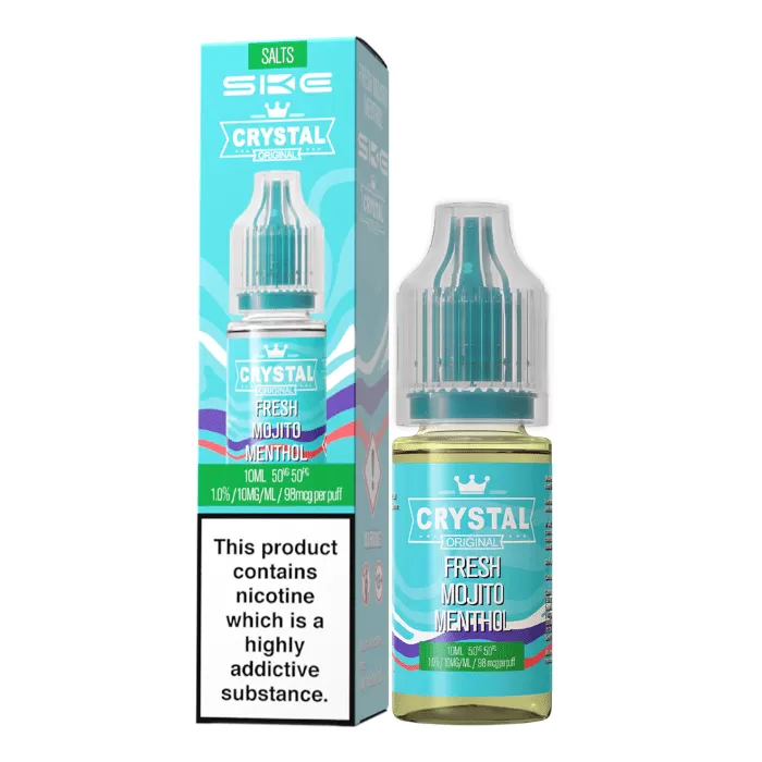 Fresh Mojito Menthol SKE Crystal Nic Salts e Liquid 10ml – TPD