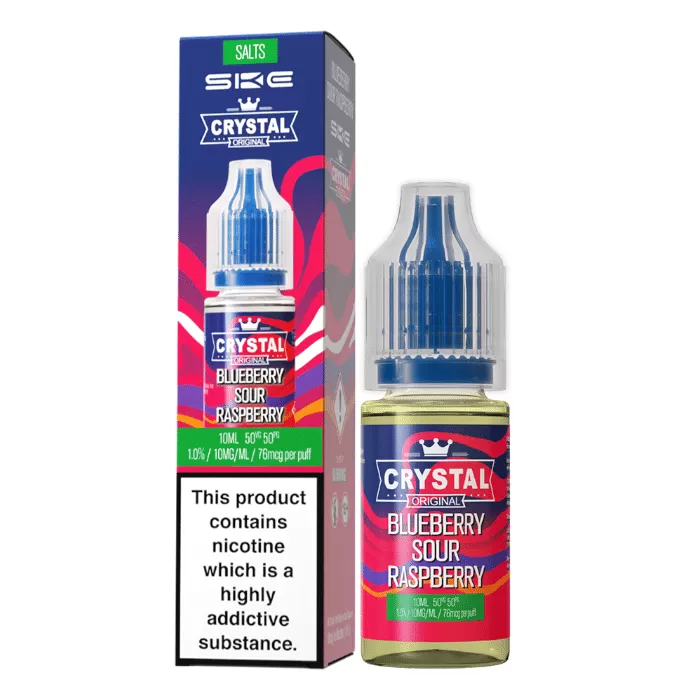 Blueberry Sour Raspberry SKE Crystal Nic Salts e Liquid 10ml – TPD