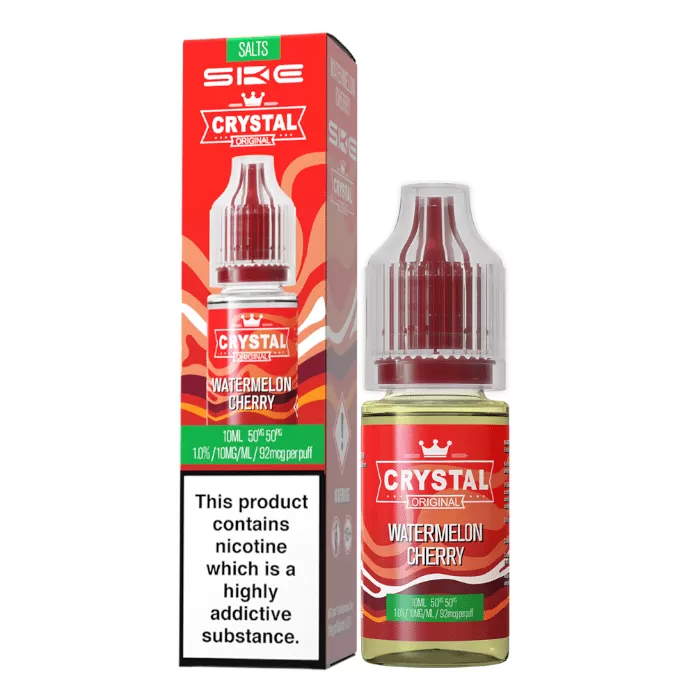 Watermelon Cherry SKE Crystal Nic Salts e Liquid 10ml – TPD (Copy)