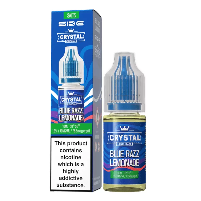 Blue Razz Lemonade SKE Crystal Nic Salts e Liquid 10ml – TPD