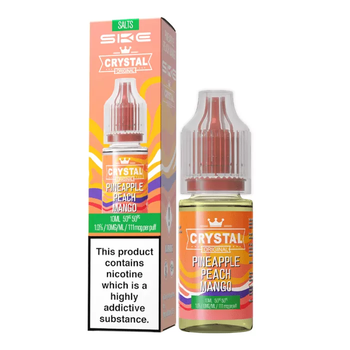 Pineapple Peach Mango SKE Crystal Nic Salts e Liquid 10ml – TPD